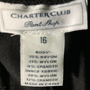 Ladies…”NEW” Charter Club Classic pull-on w/Tummy control